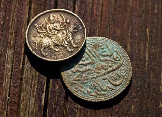 Various methods of cleaning old coins, including tips, tricks, and tricks