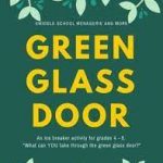 Green glass door