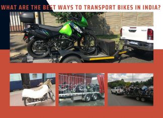 What are the best ways to transport bikes in India? transport bikes
