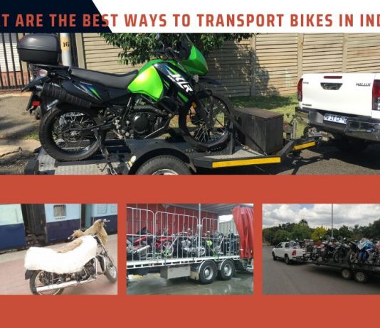 What are the best ways to transport bikes in India? transport bikes